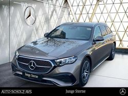 Metalliclack samtbraun Gebraucht 2024 Mercedes E220 AMG Kombi | 46.989 € (Superpreis)