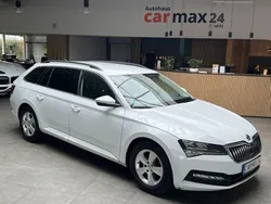 Moonweiss metallic Gebraucht 2021 Skoda Superb Ambition Kombi | 19.440 € (Fairer Preis)