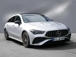 Iridiumsilber Gebraucht 2024 Mercedes CLA35 AMG Shooting Brake Premium Kombi | 44.750 € (Guter Preis)