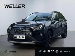 Tiefschwarz mica metallic Gebraucht 2021 Toyota RAV4 Hybrid Team SUV | 31.980 € (Guter Preis)