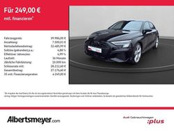 Mythosschwarz metallic Gebraucht 2024 Audi S3 Ambiente Limousine | 39.986 € (Guter Preis)