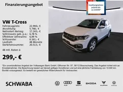 Weiß Gebraucht 2022 VW T-Cross Style SUV | 22.990 € (Guter Preis)