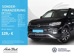 Schwarz (deep black perleffekt) Gebraucht 2023 VW T-Cross Active SUV | 19.720 € (Fairer Preis)
