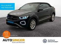Deep black perleffekt Gebraucht 2024 VW T-Roc Cabriolet Style Cabrio | 32.830 € (Guter Preis)