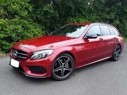 Rot Gebraucht 2017 Mercedes C180 AMG line Kombi | 16.300 € (Fairer Preis)