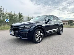 Blau Gebraucht 2021 VW Touareg R-line SUV | 51.499 € (Fairer Preis)