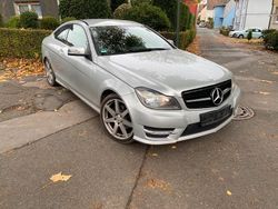 Silber Gebraucht 2013 Mercedes C180 AMG line Coupé | 8.500 € (Guter Preis)