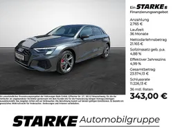 Grau Gebraucht 2021 Audi A3 Sportback e-tron S-Line Limousine | 23.930 € (Etwas zu teuer)