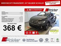 Deep black perleffekt (metallic) Gebraucht 2022 VW T-Roc Cabriolet R-line Cabrio | 27.945 € (Guter Preis)