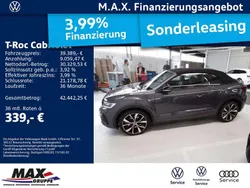 Grau Gebraucht 2025 VW T-Roc Cabriolet R-line Cabrio | 39.389 € (Etwas zu teuer)