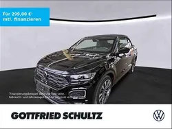 Schwarz Gebraucht 2021 VW T-Roc Cabriolet R-line Cabrio | 27.750 € (Fairer Preis)
