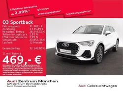 Weiß Gebraucht 2022 Audi Q3 Sportback Performance SUV | 31.382 € (Fairer Preis)