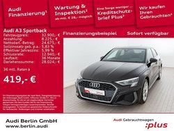 Mythosschwarz metallic Gebraucht 2024 Audi A3 Sportback e-tron S-Line Kleinwagen | 32.900 € (Fairer Preis)