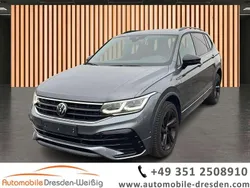 Grau platinum grau (metallic) Gebraucht 2024 VW Tiguan Allspace R-line SUV | 39.980 € (Guter Preis)