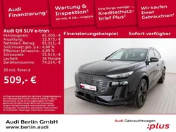 Mythosschwarz metallic Gebraucht 2025 Audi Q6 e-tron Ambiente SUV | 81.300 € (Fairer Preis)