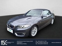 Mineralgrau metallic Gebraucht 2015 BMW 218 Luxury Line Cabrio | 18.990 € (Fairer Preis)