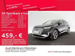 Mythosschwarz metallic Gebraucht 2023 Audi Q4 e-tron S-Line SUV | 39.871 € (Fairer Preis)