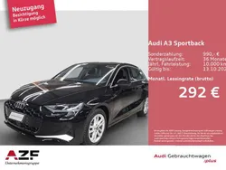 Mythosschwarz metallic Gebraucht 2025 Audi A3 Advanced Plus | 33.890 € (Fairer Preis)
