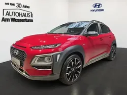 Pulse red / dark knight / mic Gebraucht 2020 Hyundai Kona Premium SUV | 19.499 € (Fairer Preis)