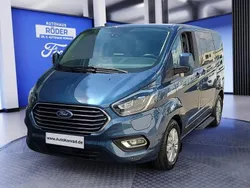 Chromablau metallic Gebraucht 2019 Ford Tourneo Custom Titanium Van / Kleinbus | 33.990 € (Teuer)