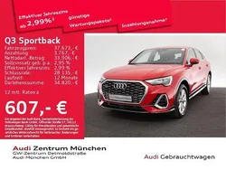 Tangorot metallic Gebraucht 2023 Audi Q3 Sportback S-Line SUV | 37.673 € (Guter Preis)