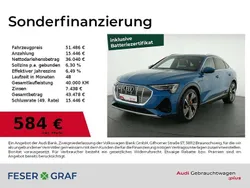 Antiguablau metallic Gebraucht 2021 Audi e-tron Sportback S-Line SUV | 51.486 €