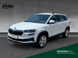 Moonweiss (metallic) Gebraucht 2024 Skoda Karoq SUV | 39.489 € (Teuer)
