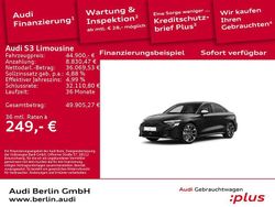 Mythosschwarz metallic Gebraucht 2024 Audi S3 Ambiente Limousine | 44.900 € (Etwas zu teuer)