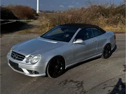Silber Gebraucht 2009 Mercedes CLK200 AMG line Cabrio | 7.000 € (Superpreis)