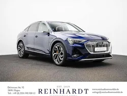Navarrablau metallic Gebraucht 2022 Audi e-tron Sportback S-Line SUV | 39.420 € (Guter Preis)
