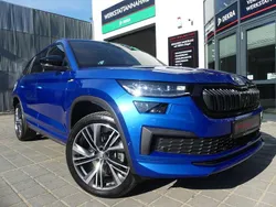 Race blue (metallic) Gebraucht 2024 Skoda Kodiaq SportLine SUV | 43.799 € (Guter Preis)