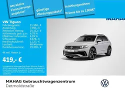 Pure white Gebraucht 2021 VW Tiguan R-line SUV | 31.980 € (Guter Preis)