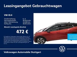 Kings red metallic/schwarz Gebraucht 2024 VW ID.4 GTX SUV | 45.330 € (Teuer)