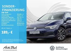 Blau (atlantic blue metallic) Gebraucht 2022 VW Golf VIII Active Limousine | 23.980 € (Fairer Preis)