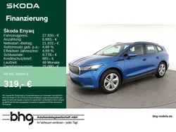Raceblau metallic Gebraucht 2021 Skoda Enyaq iV SUV | 27.930 € (Fairer Preis)