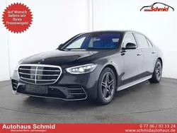 Metalliclack obsidianschwarz Gebraucht 2024 Mercedes S500 AMG line Limousine | 114.440 €
