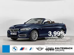 Blau Gebraucht 2017 BMW 218 Luxury Line Cabrio | 18.890 € (Fairer Preis)