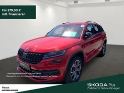 Velvetrot metallic Gebraucht 2021 Skoda Kodiaq SportLine SUV | 30.250 € (Guter Preis)