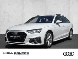 Gletscherweiss metallic Gebraucht 2021 Audi A4 S-Line Kombi | 29.840 € (Superpreis)