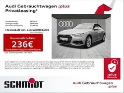 Florettsilber metallic Gebraucht 2024 Audi A4 Advanced Limousine | 32.840 € (Guter Preis)