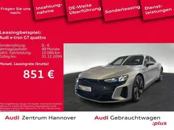 Florettsilber metallic Gebraucht 2022 Audi e-tron GT quattro Ambiente Limousine | 54.990 € (Fairer Preis)
