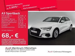 Weiß Gebraucht 2021 Audi A3 Sportback e-tron Design Limousine | 25.342 € (Fairer Preis)