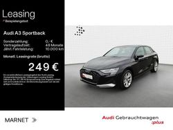 Mythosschwarz metallic Gebraucht 2024 Audi A3 Advanced Plus Limousine | 29.490 € (Guter Preis)