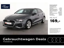 Grau Gebraucht 2024 Audi A3 Sportback S-Line Limousine | 23.940 € (Superpreis)