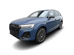 Blau Neu 2024 Audi Q7 S-Line SUV | 97.449 € (Teuer)
