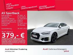 Weiß Gebraucht 2022 Audi A5 Sportback S-Line Kleinwagen | 32.841 € (Guter Preis)
