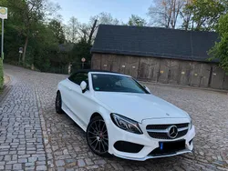 Weiß Gebraucht 2017 Mercedes C250 AMG line Cabrio | 36.999 €