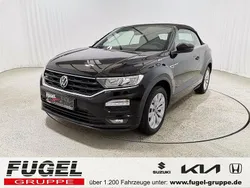 Schwarz Gebraucht 2021 VW T-Roc Cabriolet R-line Cabrio | 23.899 € (Guter Preis)