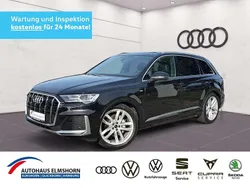 Mythosschwarz metallic Gebraucht 2022 Audi Q7 S-Line SUV | 61.910 € (Guter Preis)