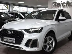 Gletscherweiß (metallic) Gebraucht 2022 Audi Q5 Ambiente SUV | 35.900 € (Guter Preis)
